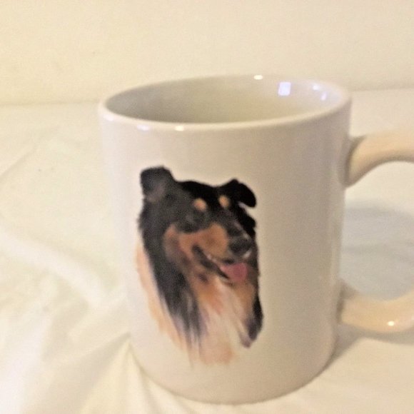 Shetland Sheep Dog Coffee Mug Teacup GUC - Picture 6 of 6